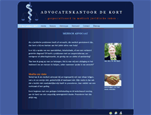 Tablet Screenshot of advocatenkantoordekort.nl